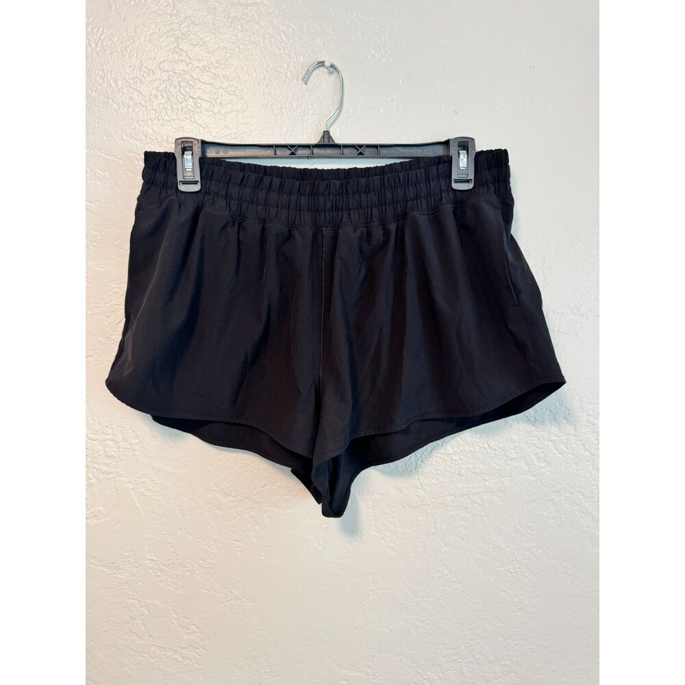 OFFLINE By Aerie Hot Stuff 2” Black Athletic Shorts XL Pockets